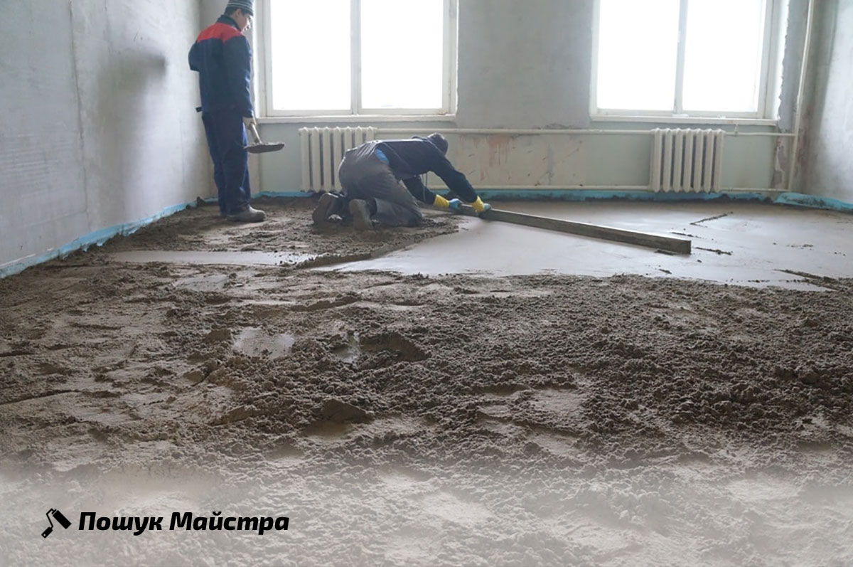 Cуха стяжка Львів: професійний монтаж